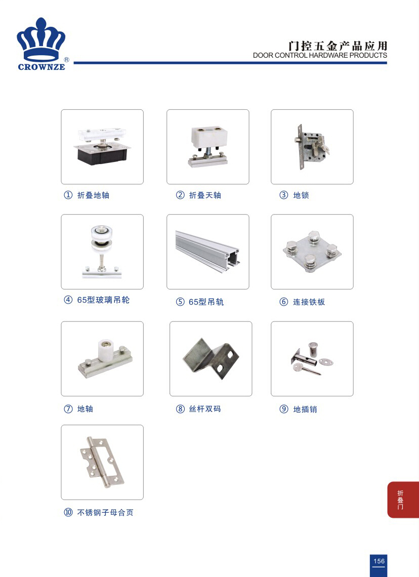平移折叠门-不锈钢折叠门2