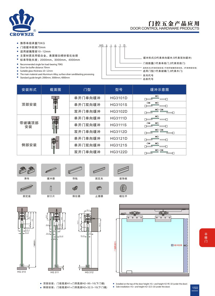 平移折叠门-平移门1